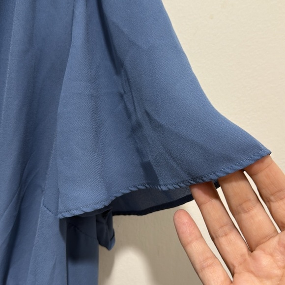 Torrid- Flutter Sleeve Babydoll Top Bouse 1X Plus Size - Picture 4 of 7